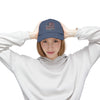 Distressed Cap - "Never Waver" Statement Hat for Everyday Style Patriotic
