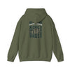 New York Fans Never Waver W Leopard Football Unisex Heavy Blend™ Hooded Sweatshirt - Never Waver