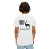 Unisex Garment-Dyed Pocket T-Shirt | "Never Waver Best Buckin' Dad Ever" Graphic Tee for Everyday Wear - Never Waver