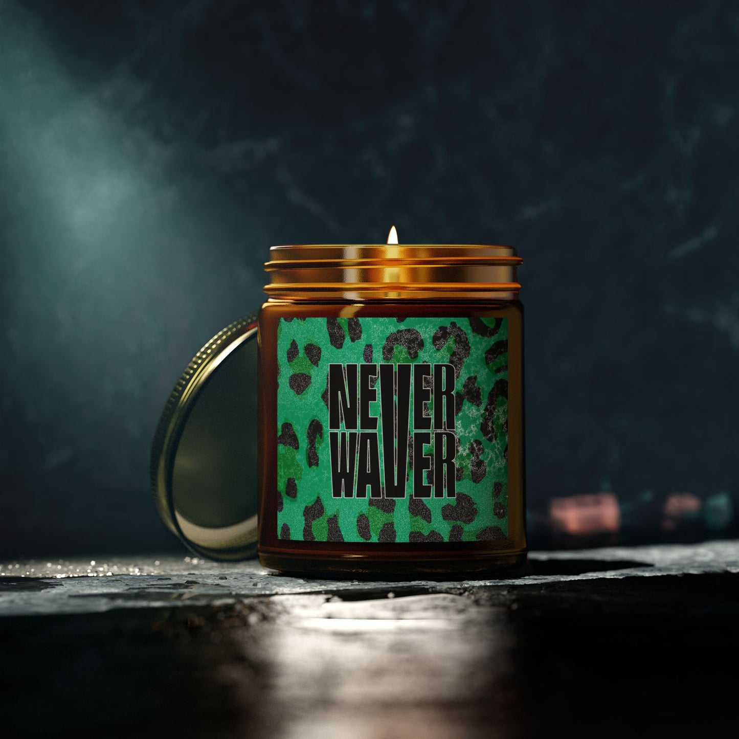 Never Waver Wild Vibes Scented Candles, Coconut Apricot Wax, Eco-Friendly Aromatherapy, Unique Home Decor, Gift for Her, Relaxation Gift - Never Waver
