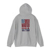 Patriotic Unisex Hooded Sweatshirt - 'Better Water USA' Design - Never Waver