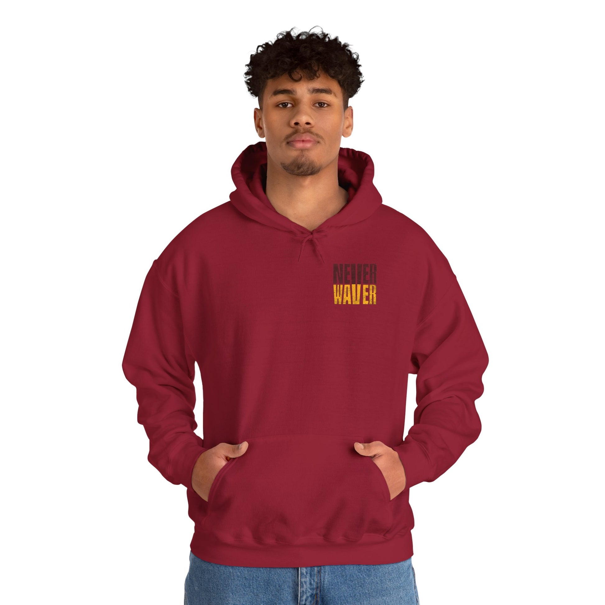 Washington Fans Never Waver Hooded Sweatshirt - Never Waver