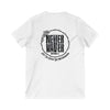 Never Waver Ain't No Hood Like Motherhood V-Neck Tee for Moms - Patriotic Short Sleeve Shirt - Never Waver