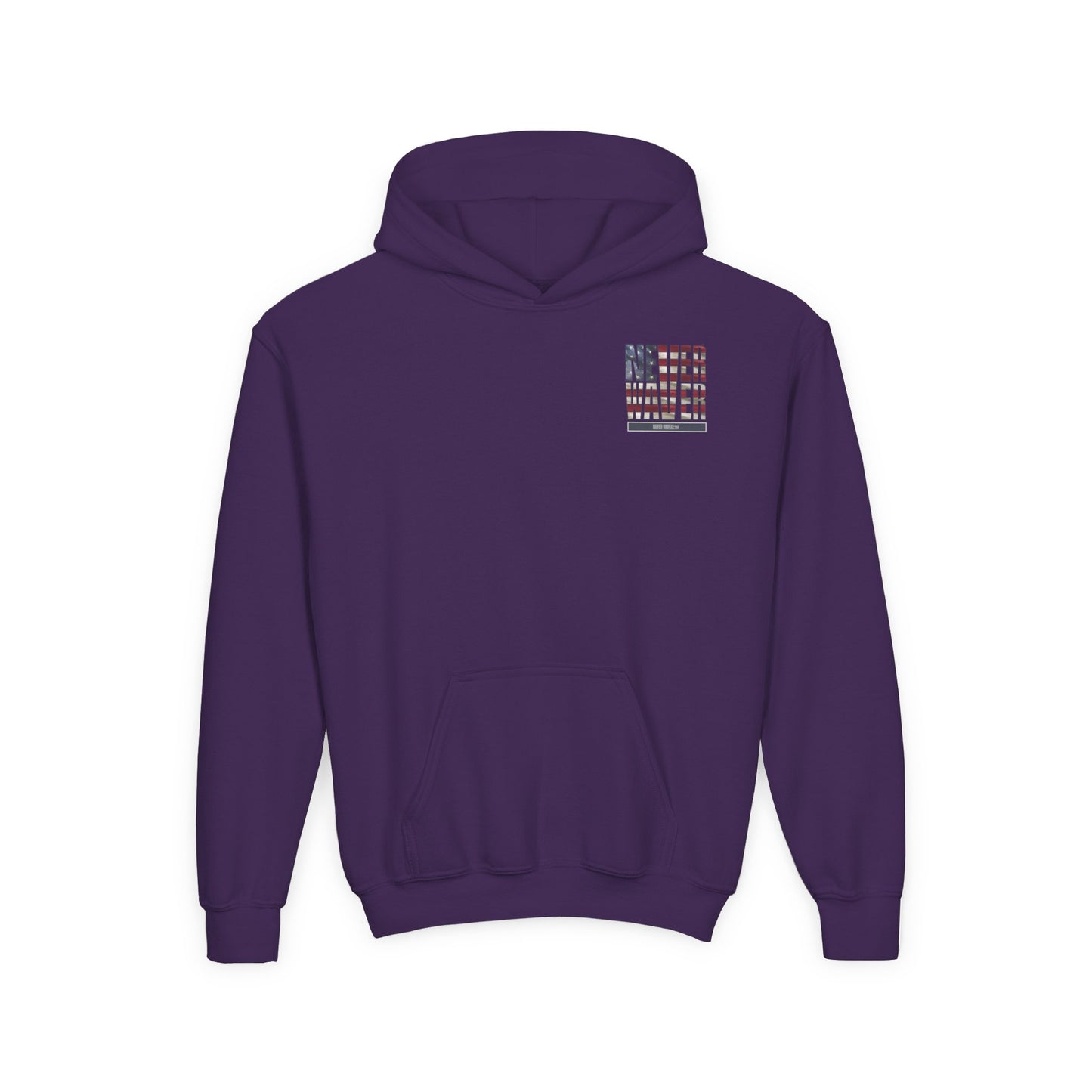 Youth Golf Hoodie - "Never Waver Golf" Sweatshirt for Young Golfers - Never Waver