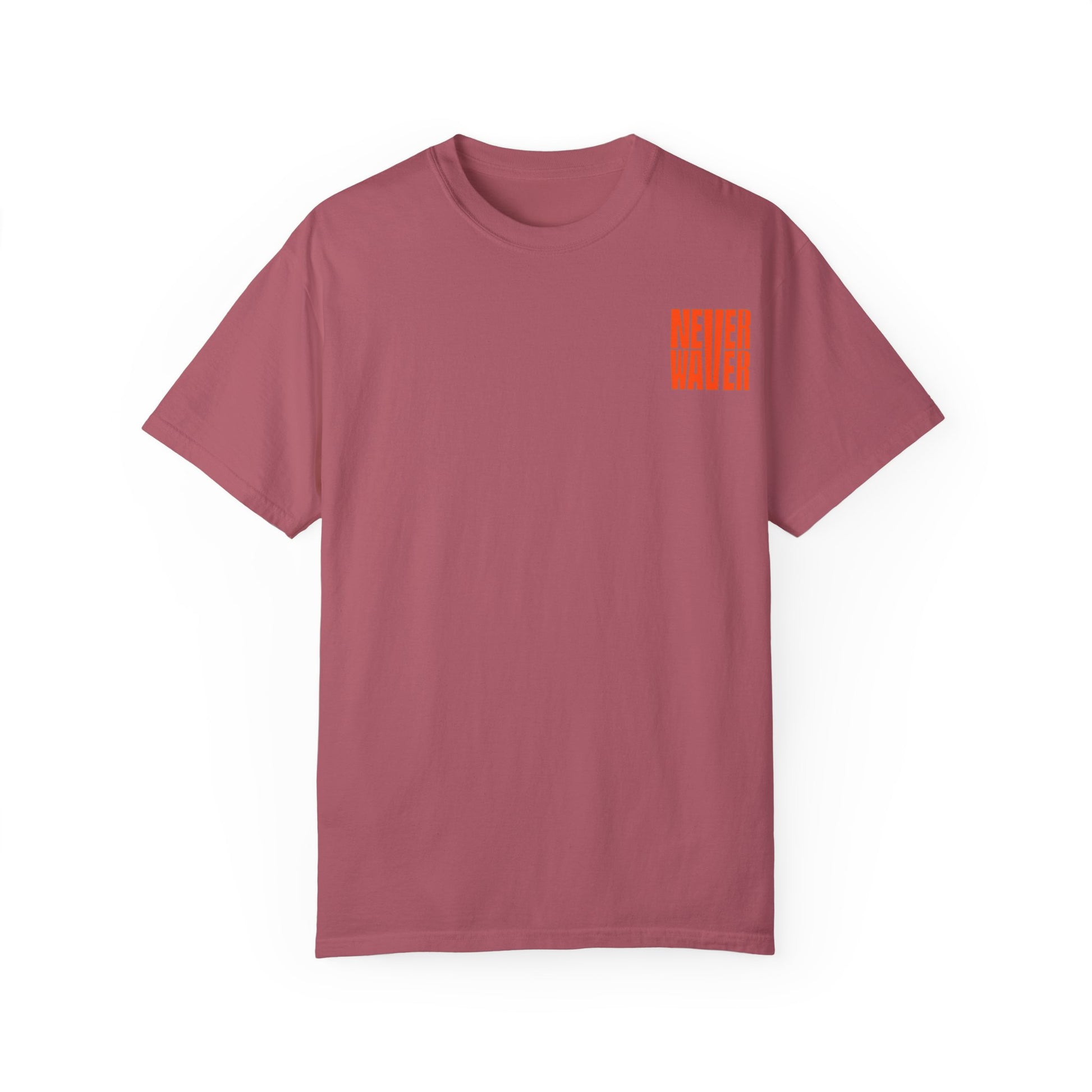 Unisex Garment-Dyed T-Shirt - 'Never Waver Oh Honey I am that Mom' Design - Never Waver