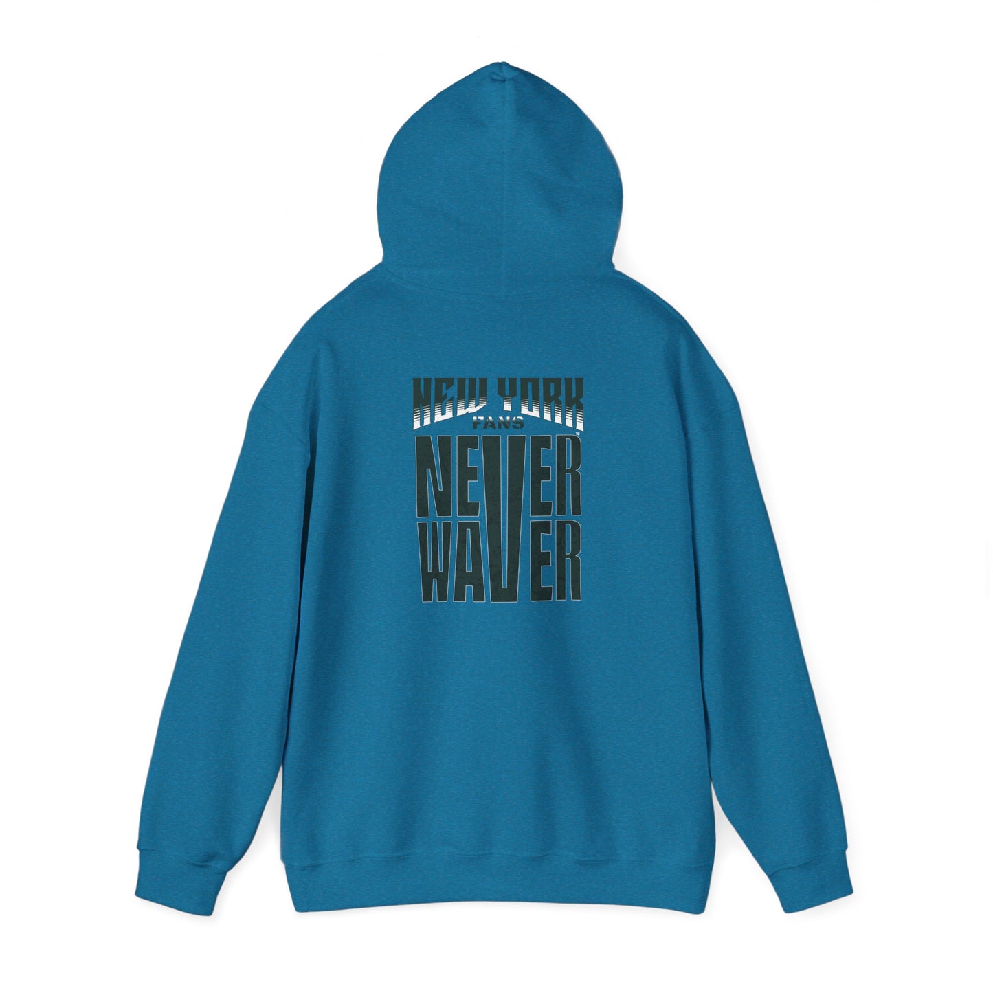New York Fans Never Waver Unisex Heavy Blend™ Hooded Sweatshirt - Comfort and Style for Everyday Wear - Never Waver