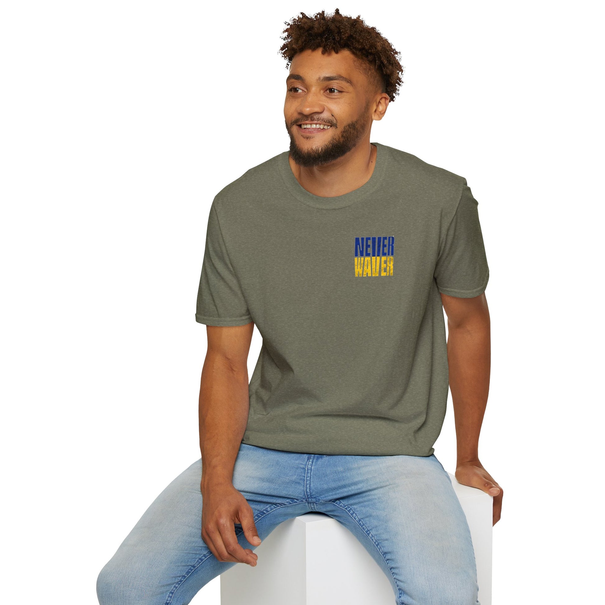 Los Angeles Fans Never Waver Unisex Softstyle T-Shirt - Never Waver