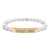 You Never Waver Bracelet Engraved Natural Stone Beaded Bracelet