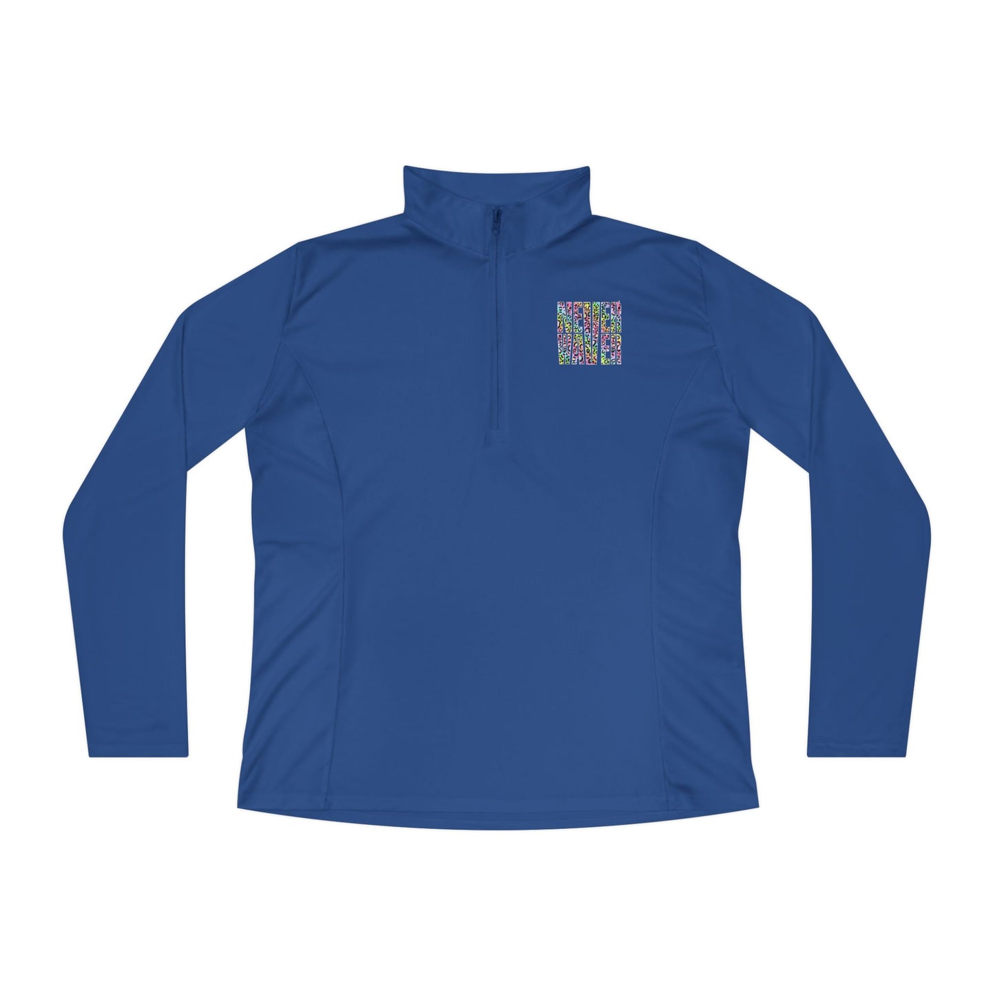 Never Waver Leopard Ladies Quarter-Zip Pullover - Never Waver