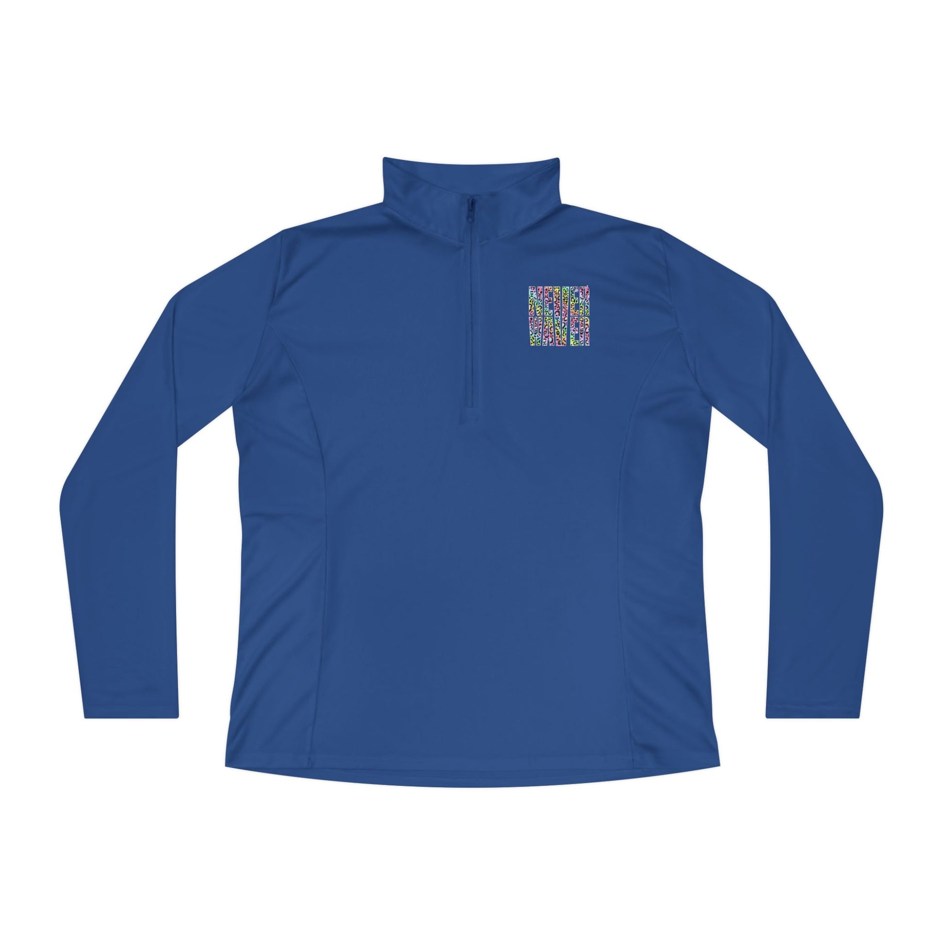 Never Waver Leopard Ladies Quarter-Zip Pullover - Never Waver