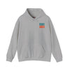 Unisex Heavy Blend™ Hooded Sweatshirt -Miami Fans  NEVER WAVER w Leopard Football | Cozy Streetwear for Every Day - Never Waver