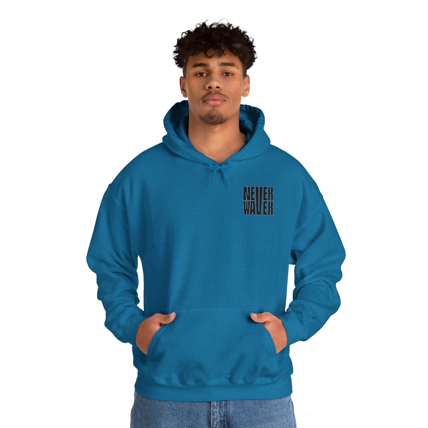 Unisex Heavy Blend™ Hooded Sweatshirt - "Never Waver I'll Bring The  Voice of Reason" Inspirational Hoodie - Never Waver
