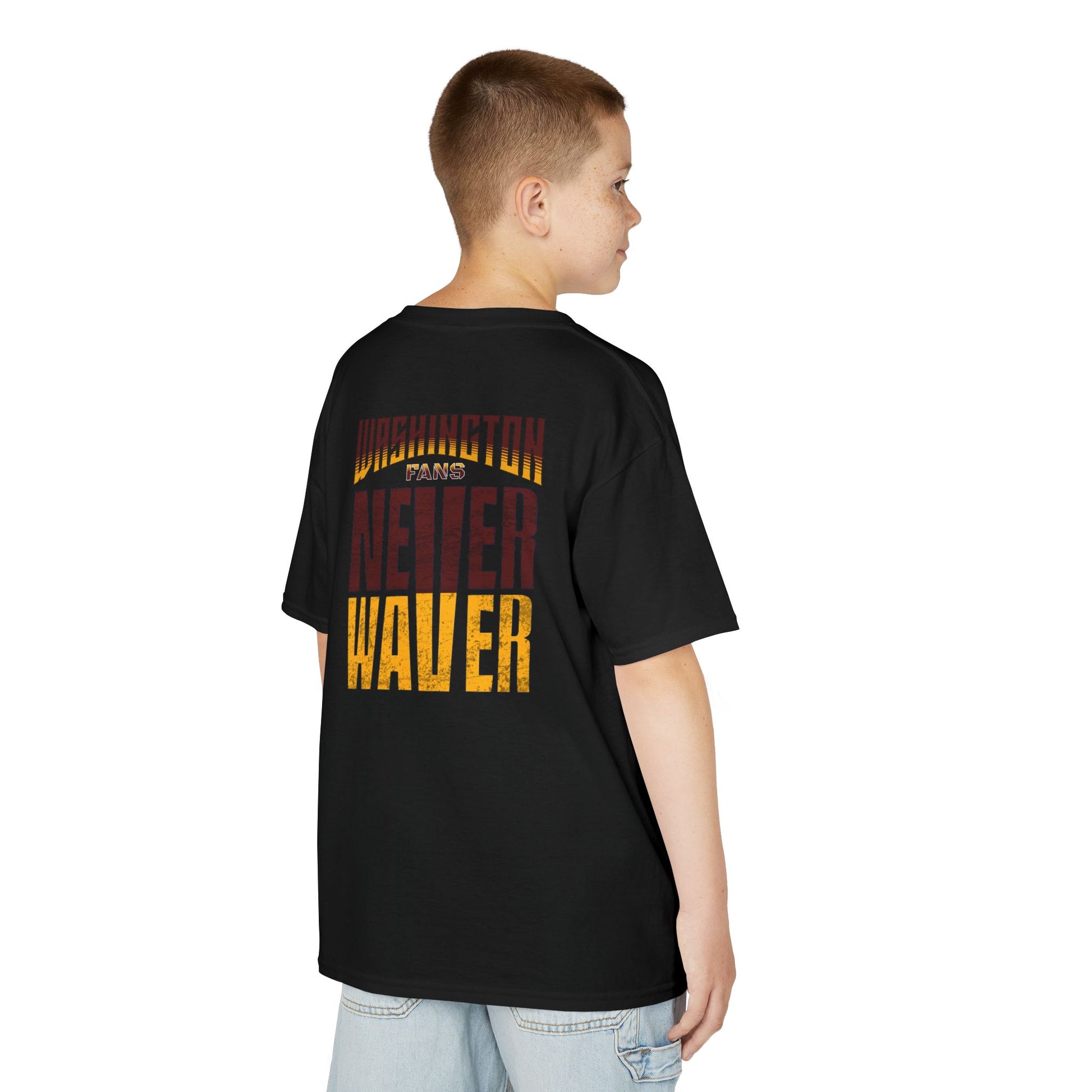Washington Fans Never Waver Kids Heavy Cotton™ Tee - Never Waver