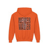 Hoodie - "Never Waver” Jesus a bold, eye-catching design that reflects a steadfast faith and confidence in Christ. " Sweatshirt for Young - Never Waver