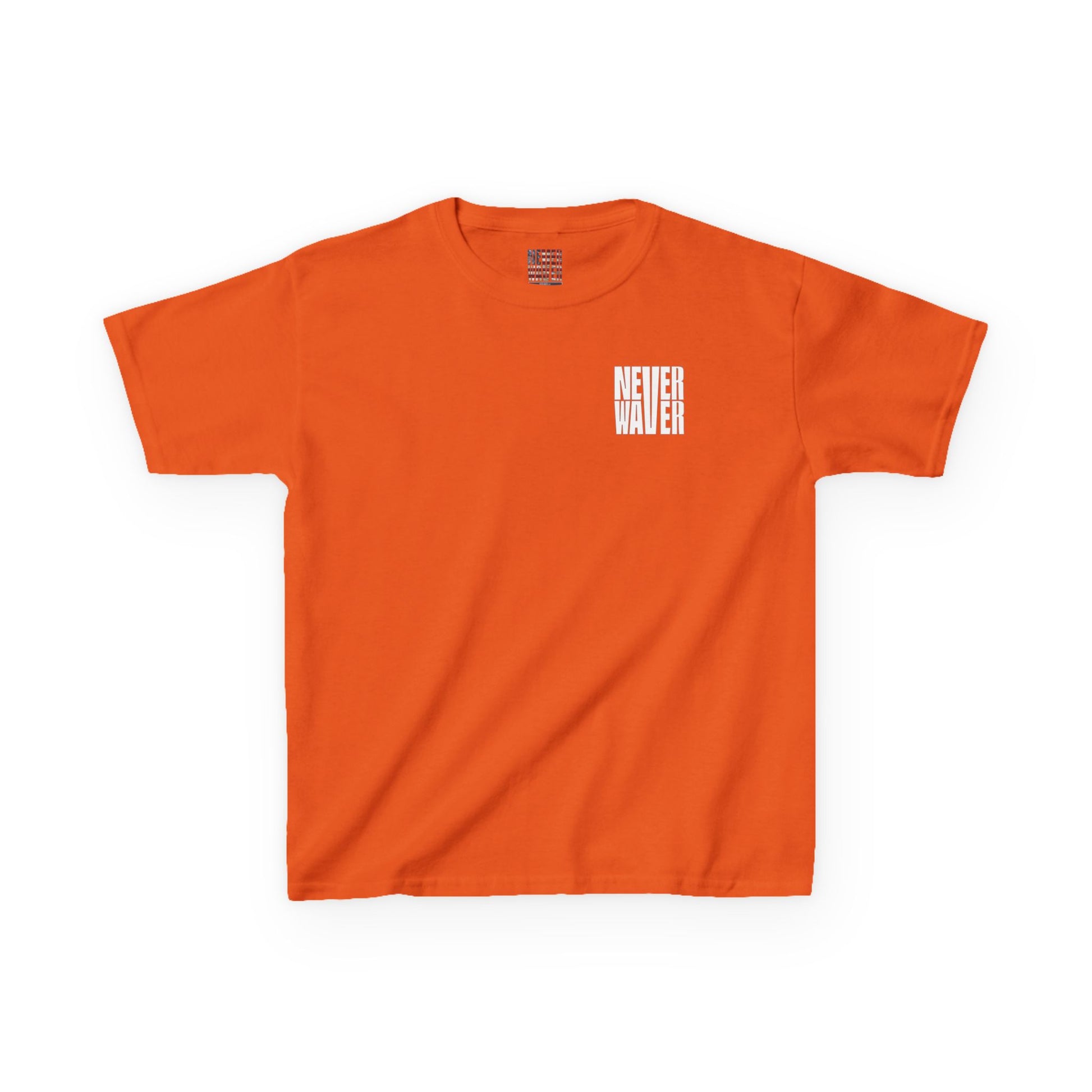 Kids Golf Tee -Never Waver” Jesus a bold, eye-catching design that reflects a steadfast faith and confidence in Christ. - Never Waver