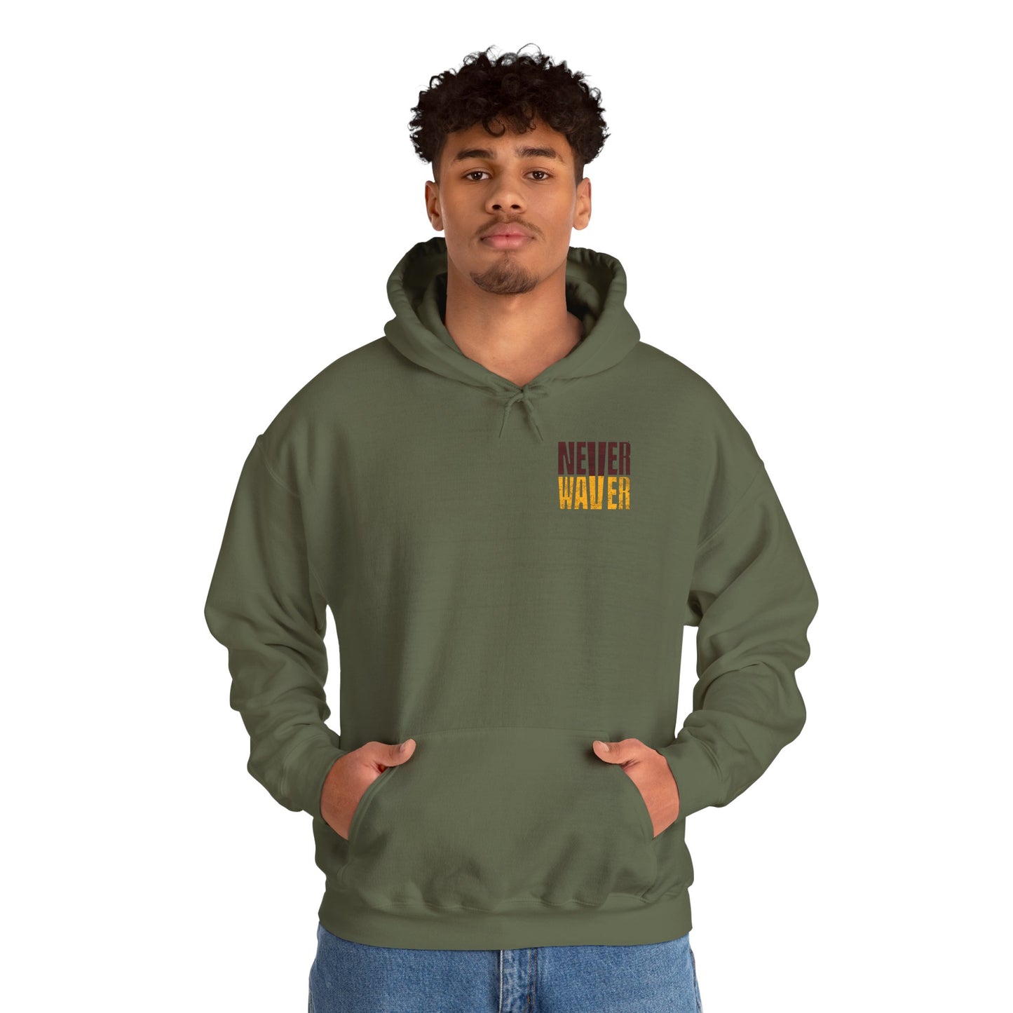 Washington Fans Never Waver Hooded Sweatshirt - Never Waver