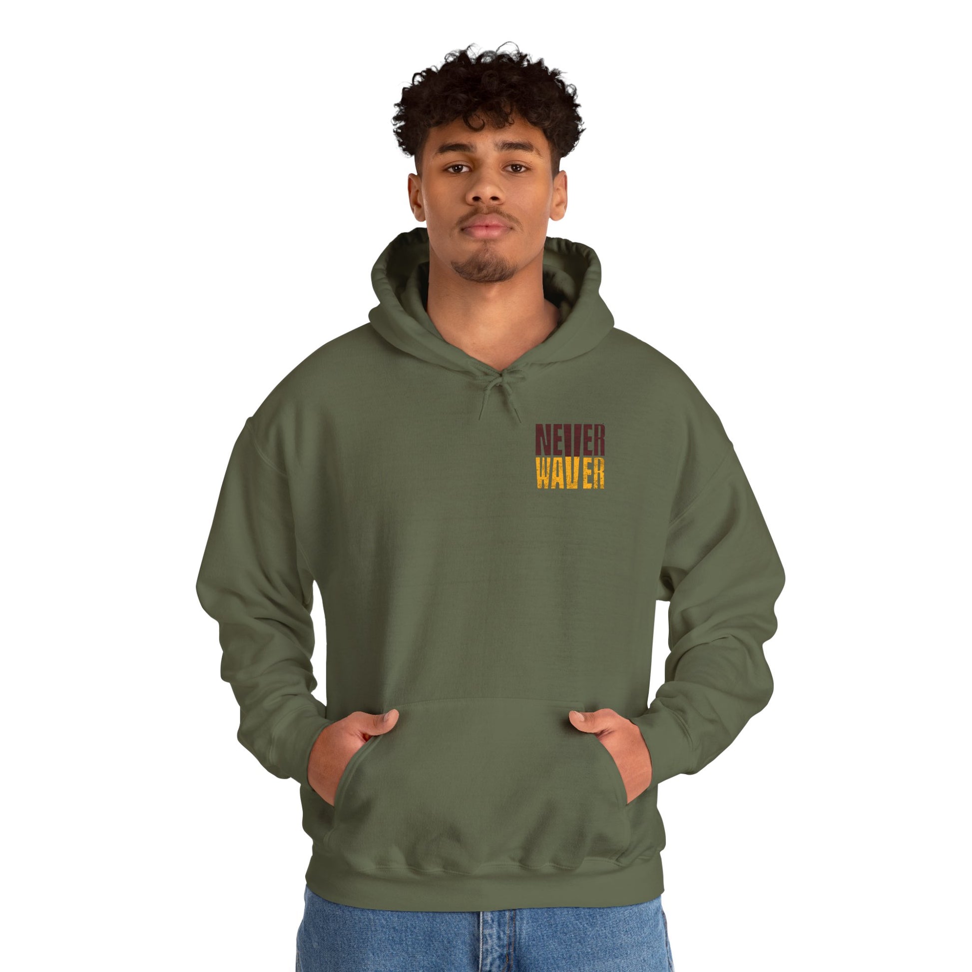 Washington Fans Never Waver Hooded Sweatshirt - Never Waver