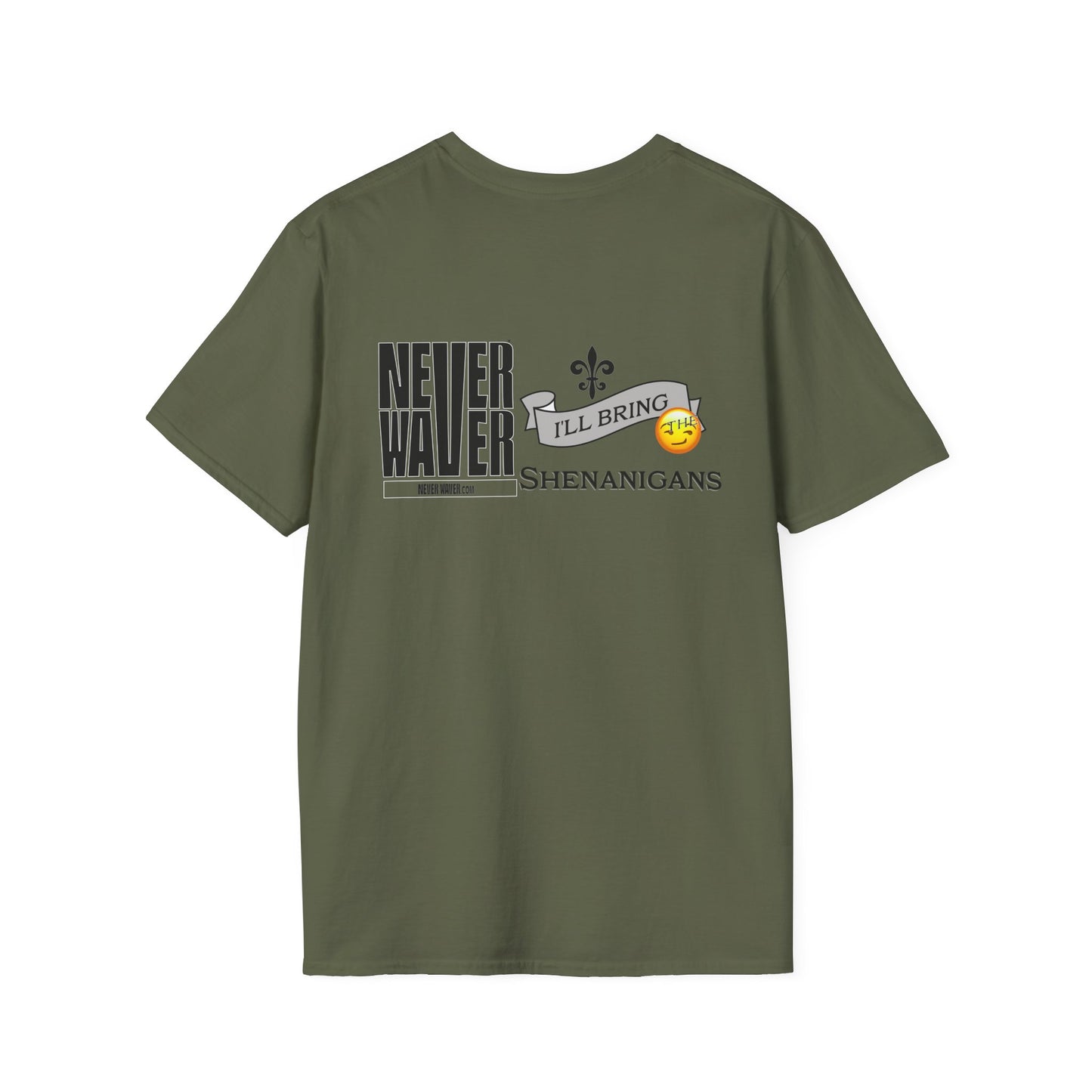 Never Waver I'll Bring The Shenanigans Unisex Softstyle T-Shirt - Never Waver