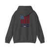 Unisex Heavy Blend™ Hooded Sweatshirt - Never Waver Crew with  American Flag Design - Never Waver