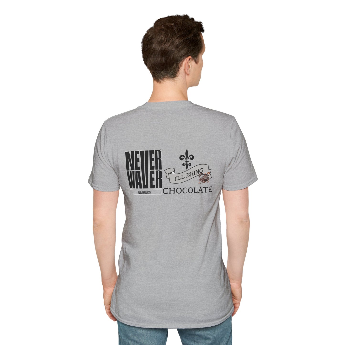 Never Waver I'll Bring The Chocolate Unisex Softstyle T-Shirt - Never Waver