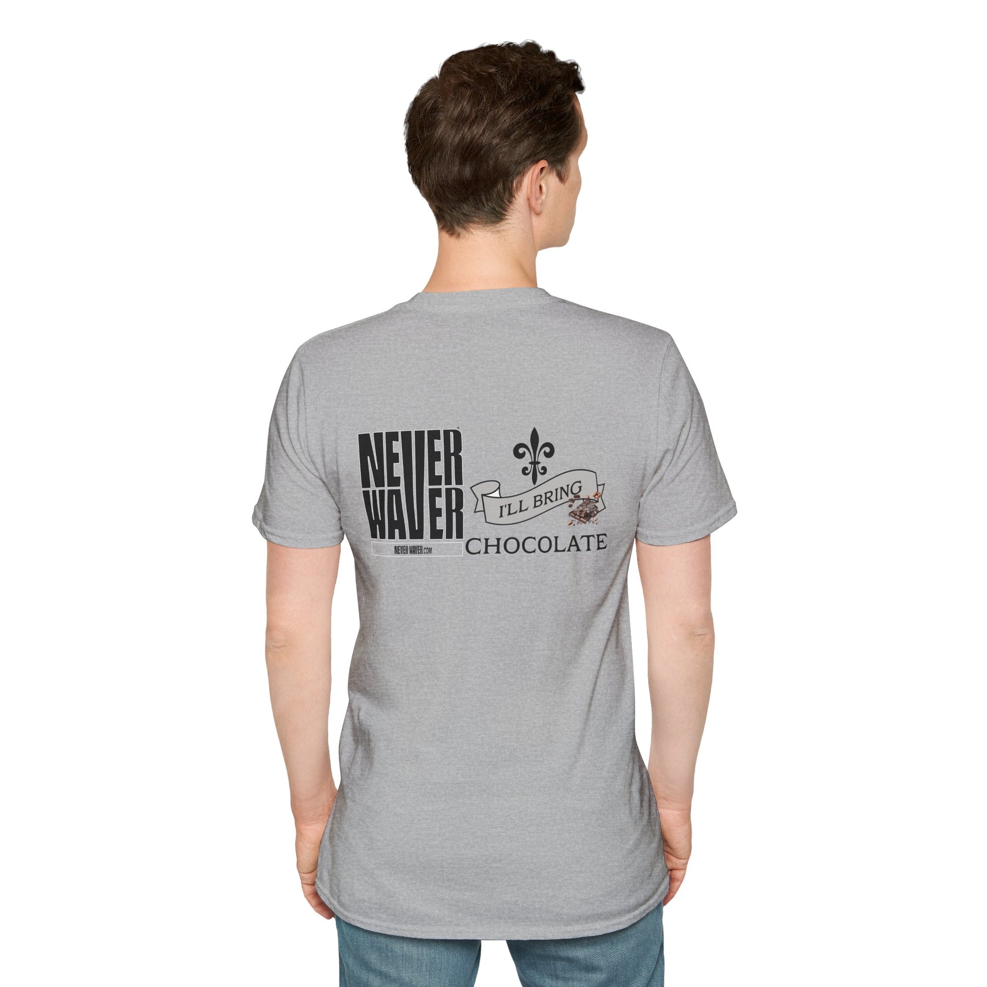 Never Waver I'll Bring The Chocolate Unisex Softstyle T-Shirt - Never Waver