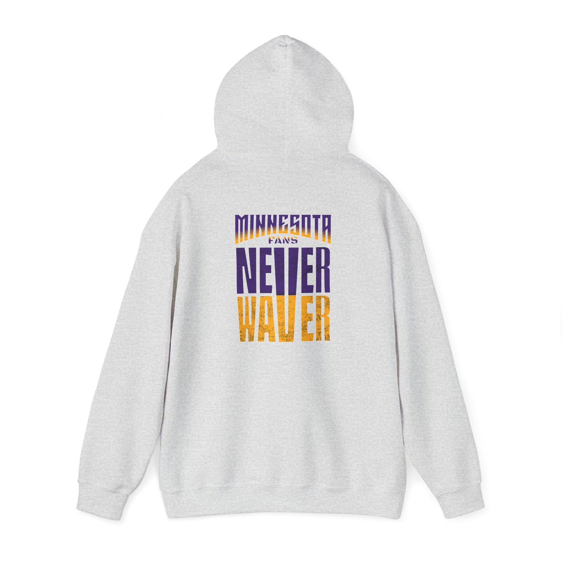 Unisex Heavy Blend™ Hoodie - "Minnesota Fans Never Waver" Design for Comfort and Motivation - Never Waver