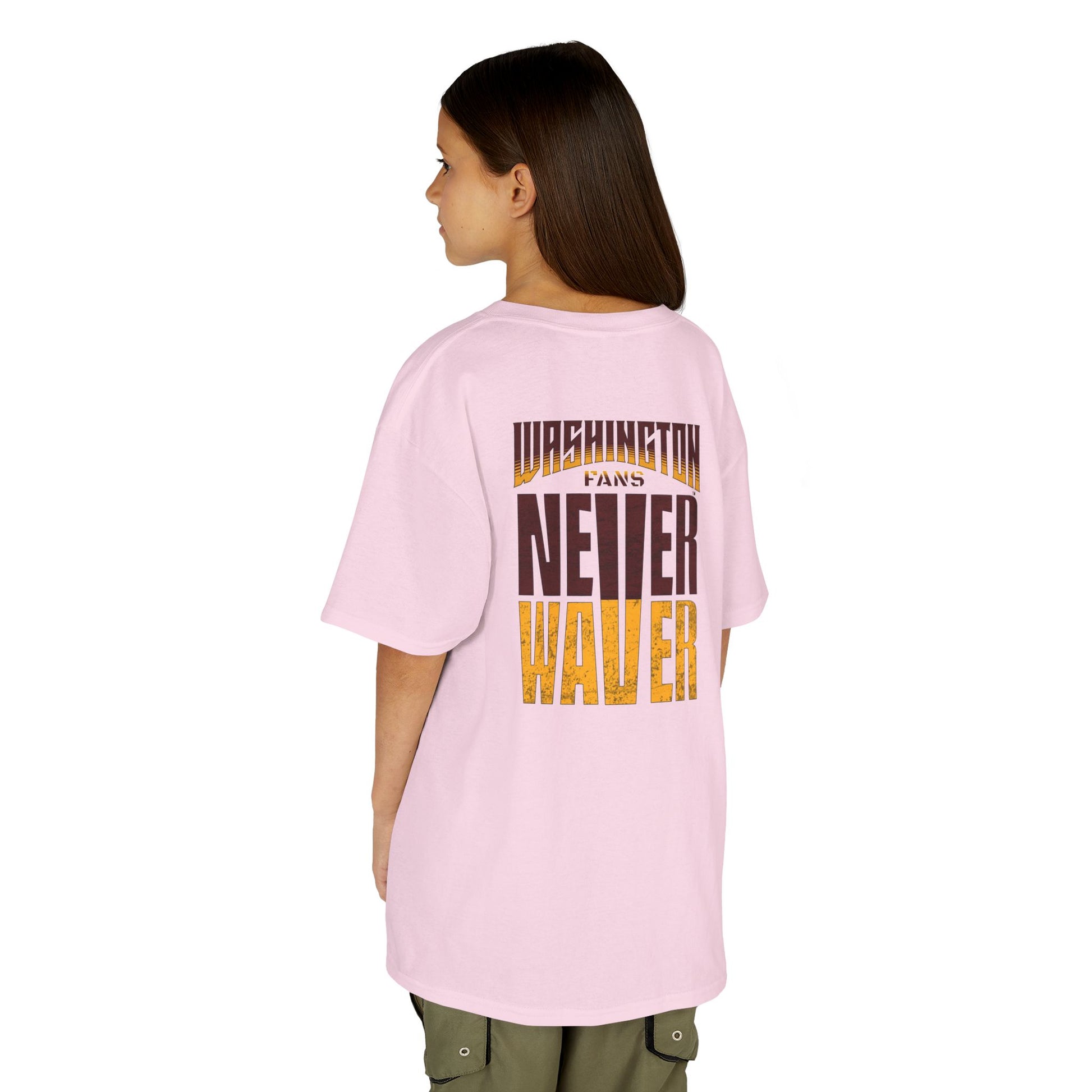 Washington Fans Never Waver Kids Heavy Cotton™ Tee - Never Waver