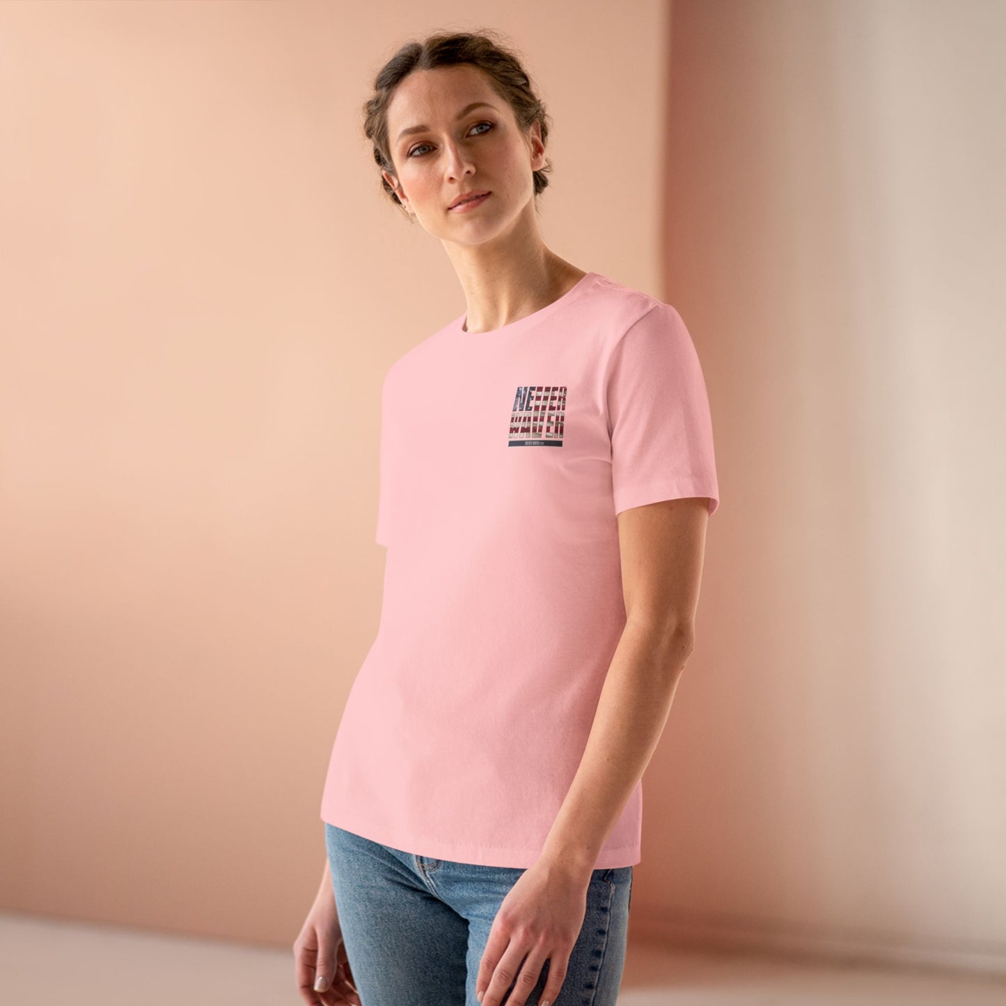 Never Waver Golf Women's Cotton Tee - Never Waver