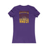 Washington Fans Never Waver W-Leopard Football Women's Favorite Tee - Never Waver