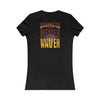 Washington Fans Never Waver W-Leopard Football Women's Favorite Tee - Never Waver