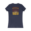 Washington Fans Never Waver W-Leopard Football Women's Favorite Tee - Never Waver