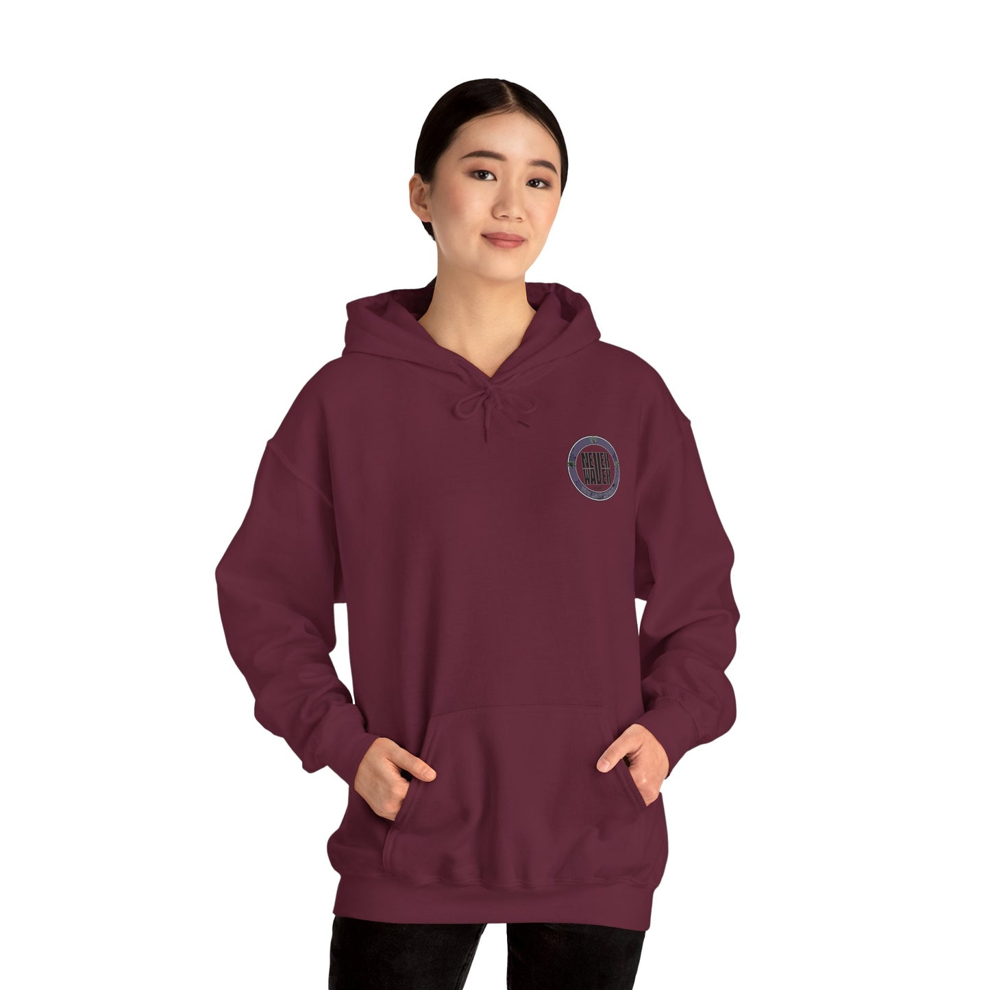 Eco-Friendly Unisex Hoodie: "Never Waver Wine Made Me Do It " - Never Waver