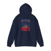 Unisex Heavy Blend™ Hooded Sweatshirt - New England Fans Never Waver w Leopard football - Never Waver