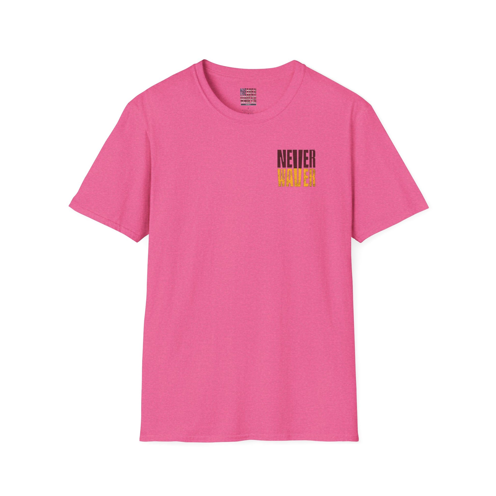 Washington Fans Never Waver Unisex Softstyle T-Shirt - Never Waver