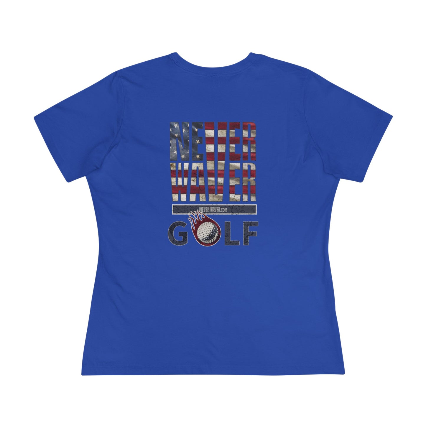 Never Waver Golf Women's Cotton Tee - Never Waver