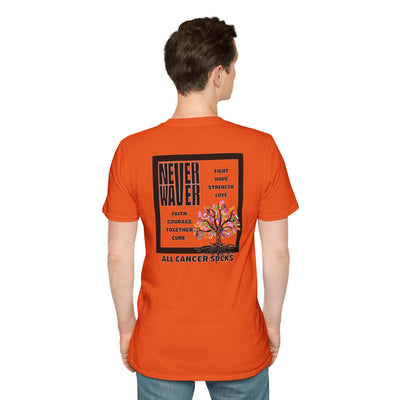 Back Never Waver ALL CANCERS SUCK!