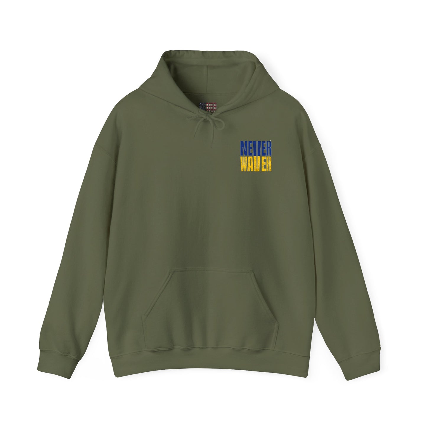 Inspired Unisex Heavy Blend™ Hooded Sweatshirt -Los Angeles Fans NEVER WAVER Graphic - Never Waver