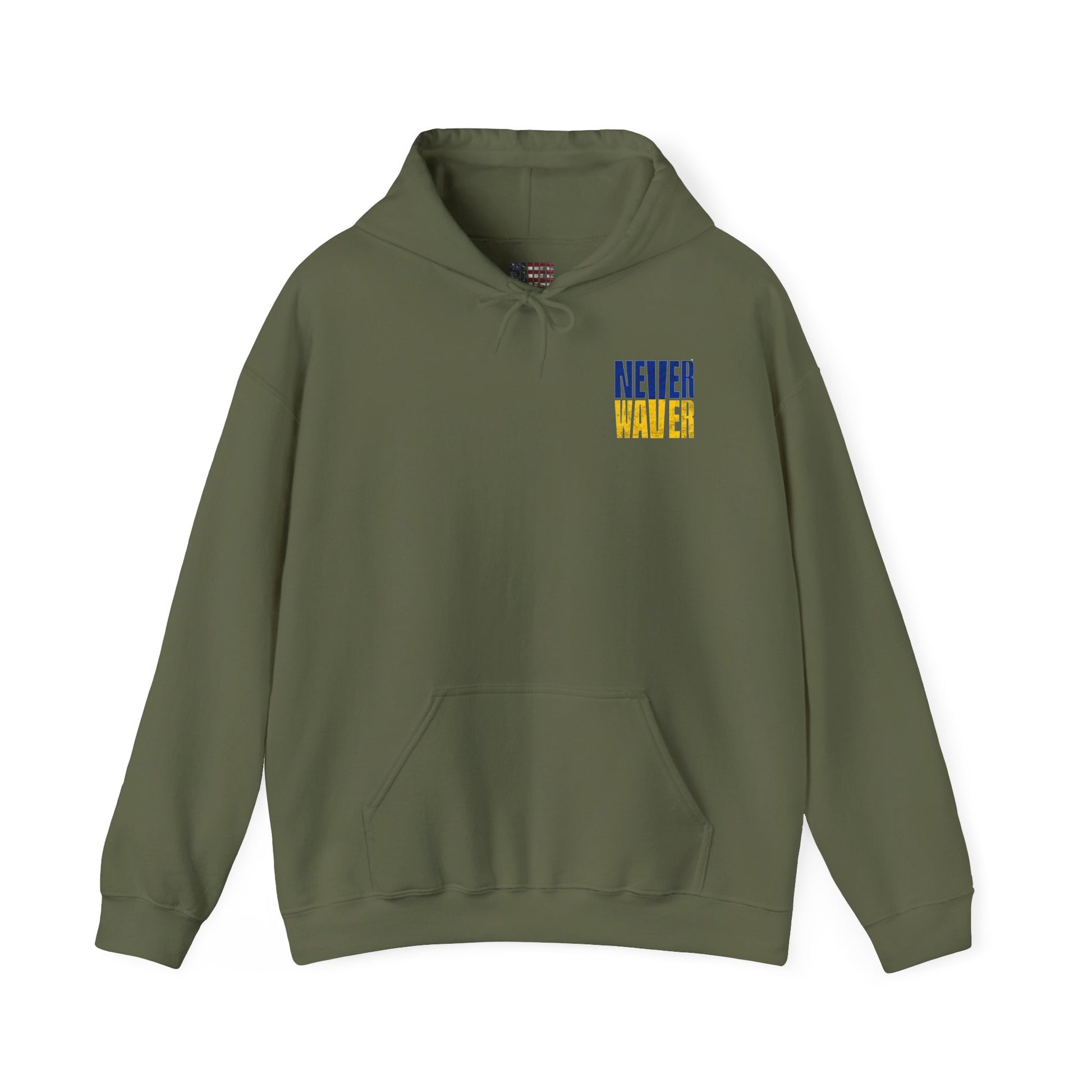 Inspired Unisex Heavy Blend™ Hooded Sweatshirt -Los Angeles Fans NEVER WAVER Graphic - Never Waver