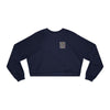 Never Waver Leopard Women's Cropped Fleece Pullover - Never Waver