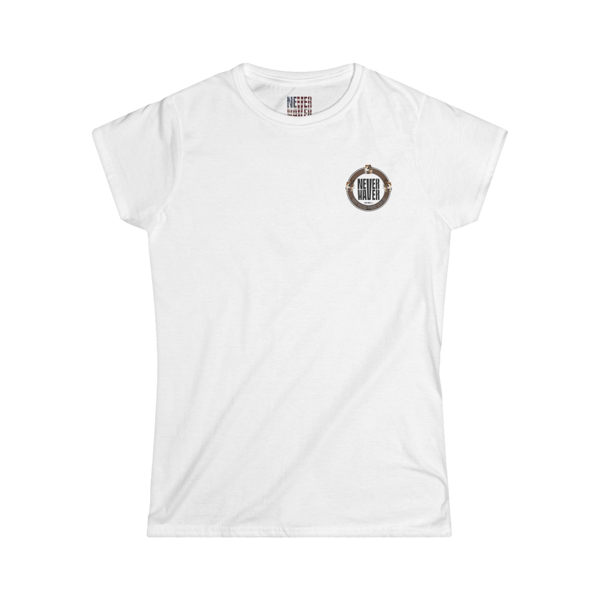 Never Waver Save Water Drink Coffee Women's Soft Style Tee - - Never Waver