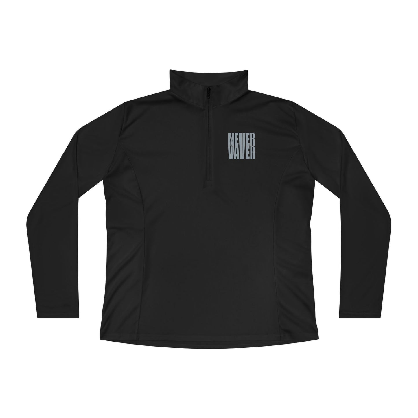 Ladies Quarter-Zip Pullover - Never Waver Activewear - Never Waver