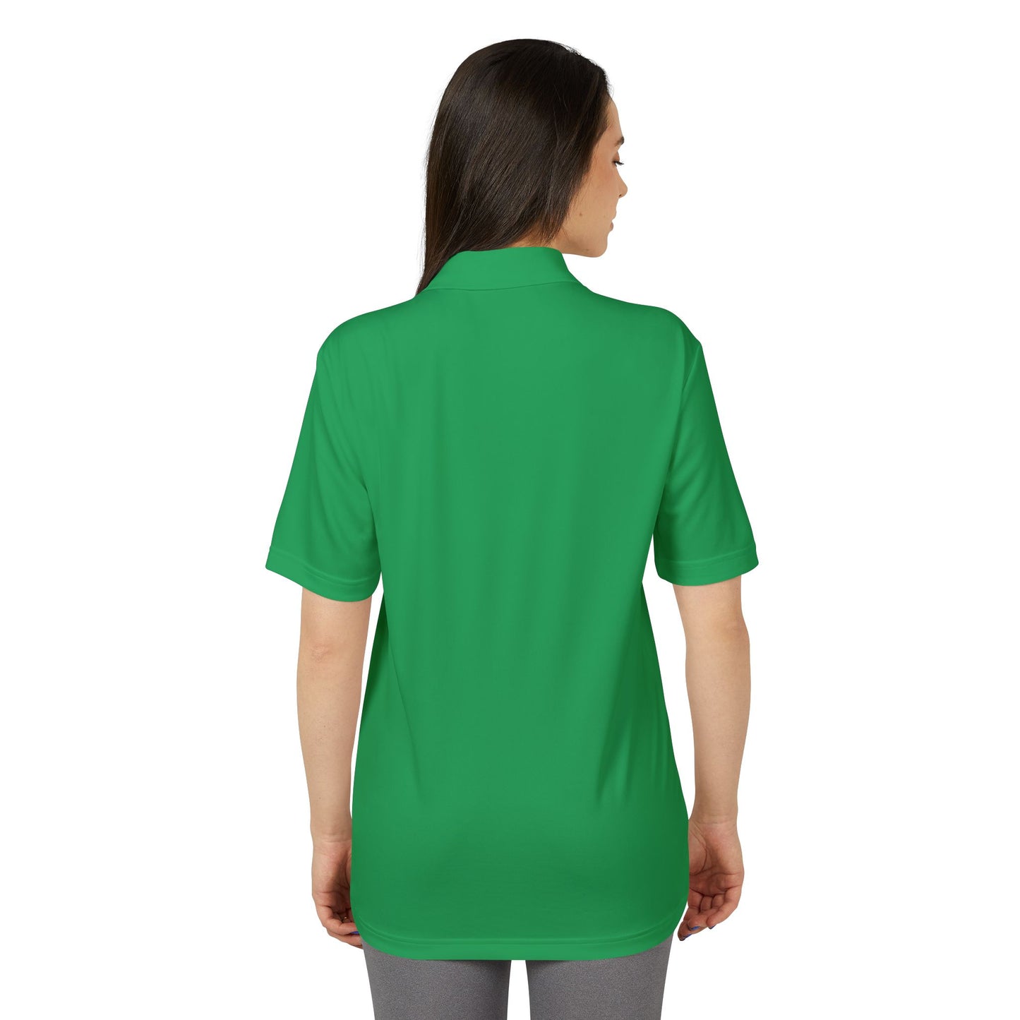 Never Waver Embroidered adidas Unisex Performance Polo - Never Waver