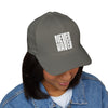 Never Water Structured Cap - Stylish Embroidered Baseball Hat