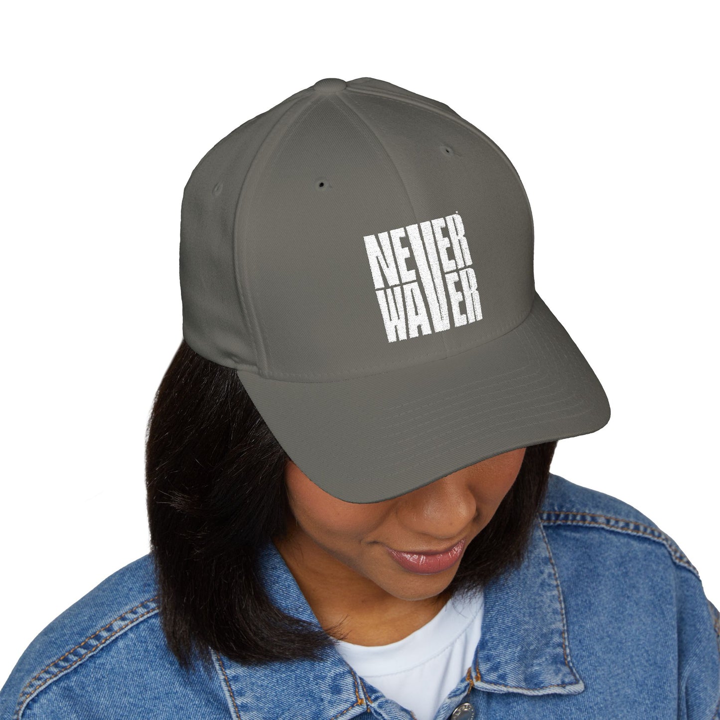 Never Water Structured Cap - Stylish Embroidered Baseball Hat