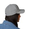Never Waver Embroidered Cap - Structured White Baseball Hat for Motivation and Style