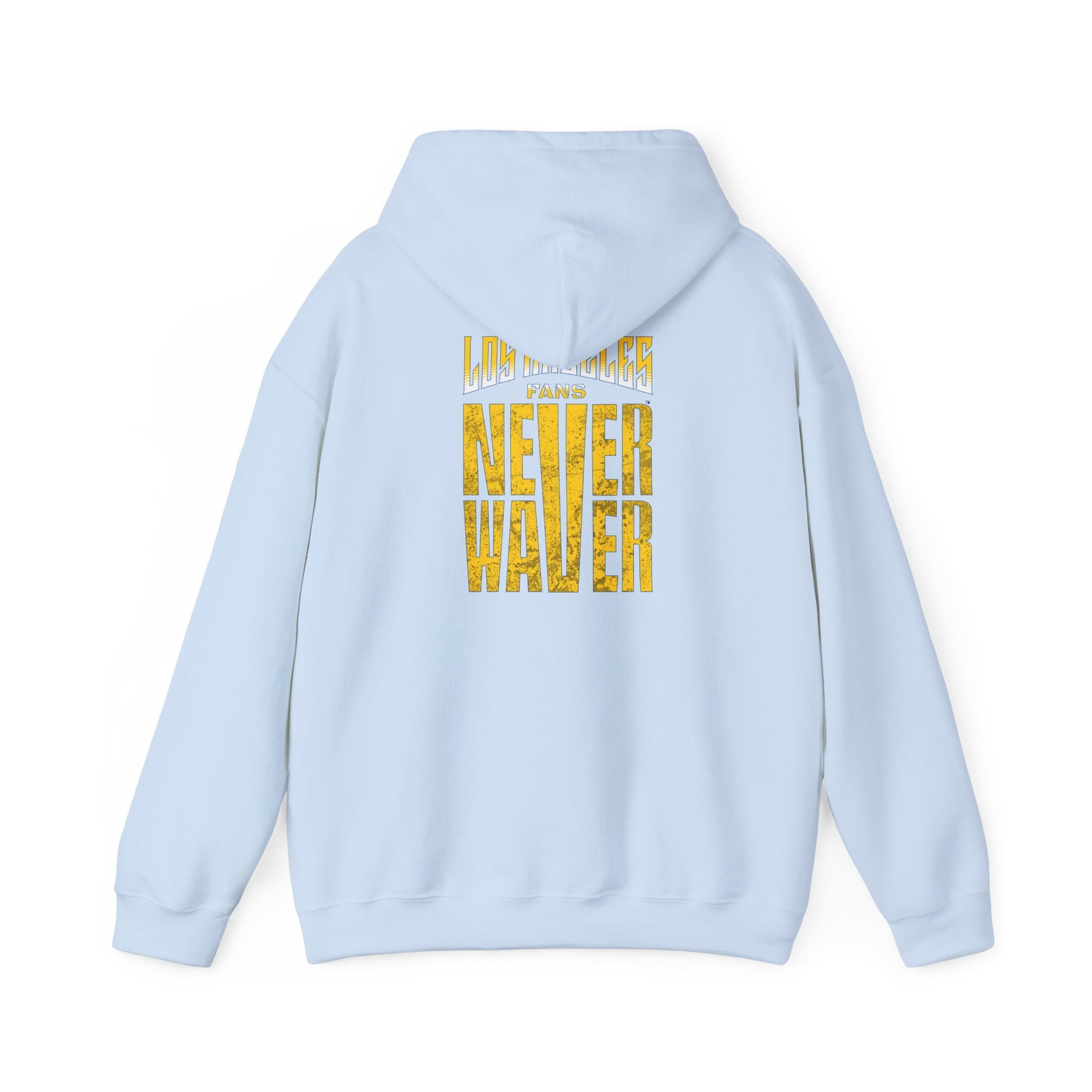 Unisex Heavy Blend™ Hooded Sweatshirt - "Los Angeles Fans Never Waver" Inspirational Hoodie - Never Waver