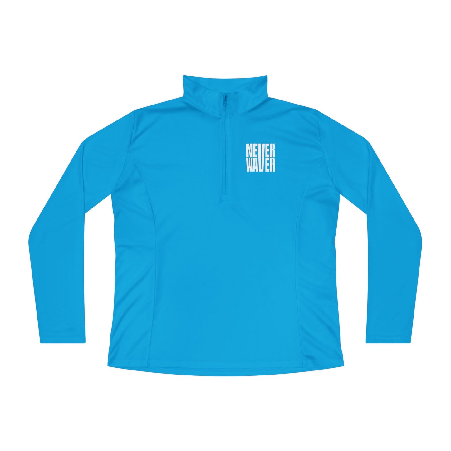 Never Waver Ladies Quarter-Zip Pullover - Stylish Activewear for Workout and Everyday Comfort
