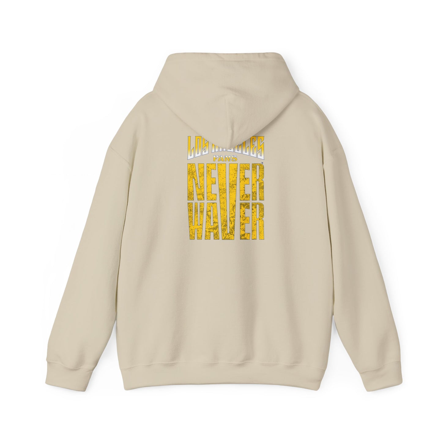 Unisex Heavy Blend™ Hooded Sweatshirt - "Los Angeles Fans Never Waver" Inspirational Hoodie - Never Waver