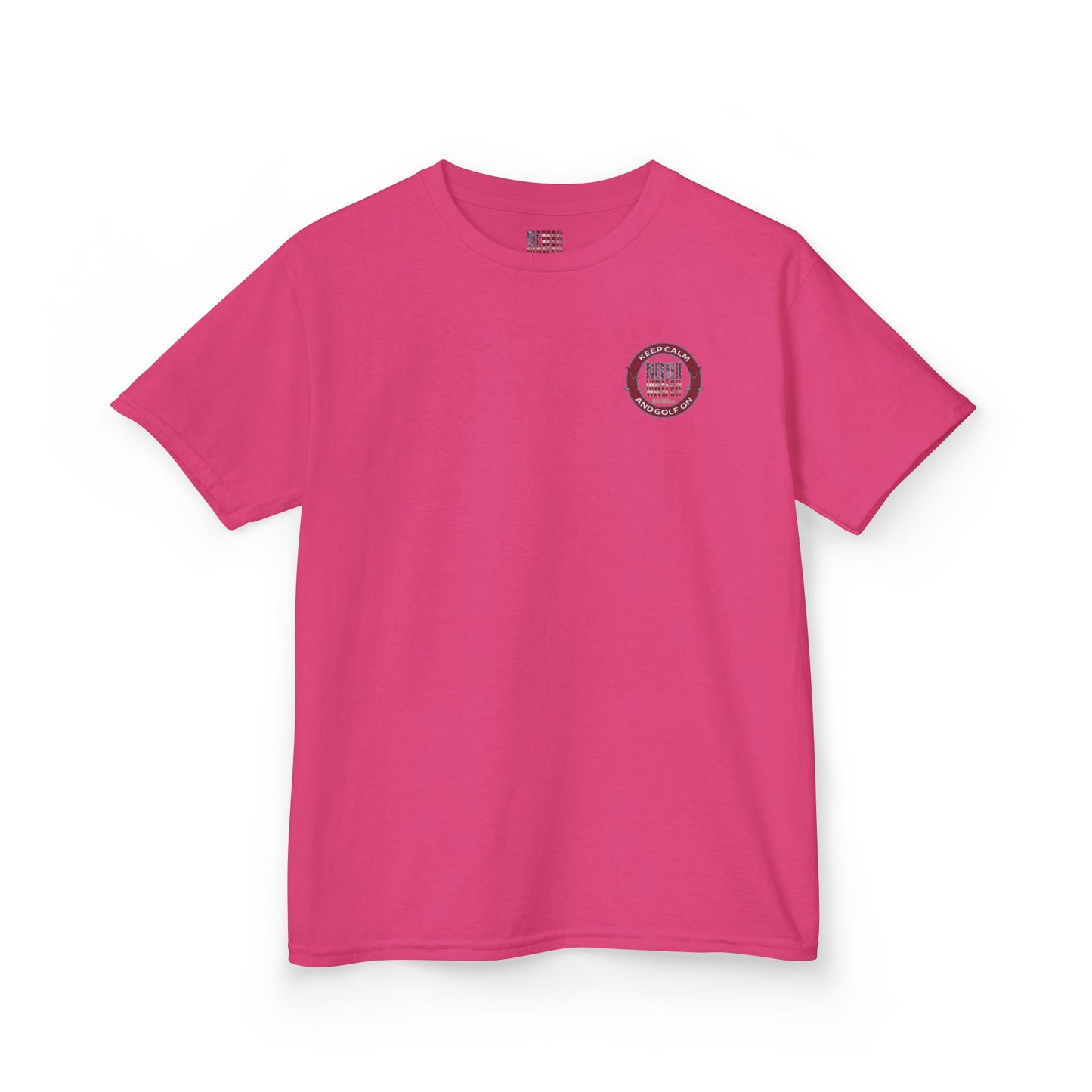 Kids Golf Tee - Keep Calm Never Waver and Golf On - Never Waver