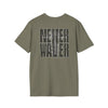Never Waver” Jesus a bold, eye-catching design that reflects a steadfast faith and confidence in Christ. Unisex Soft style T-Shirt - Never Waver